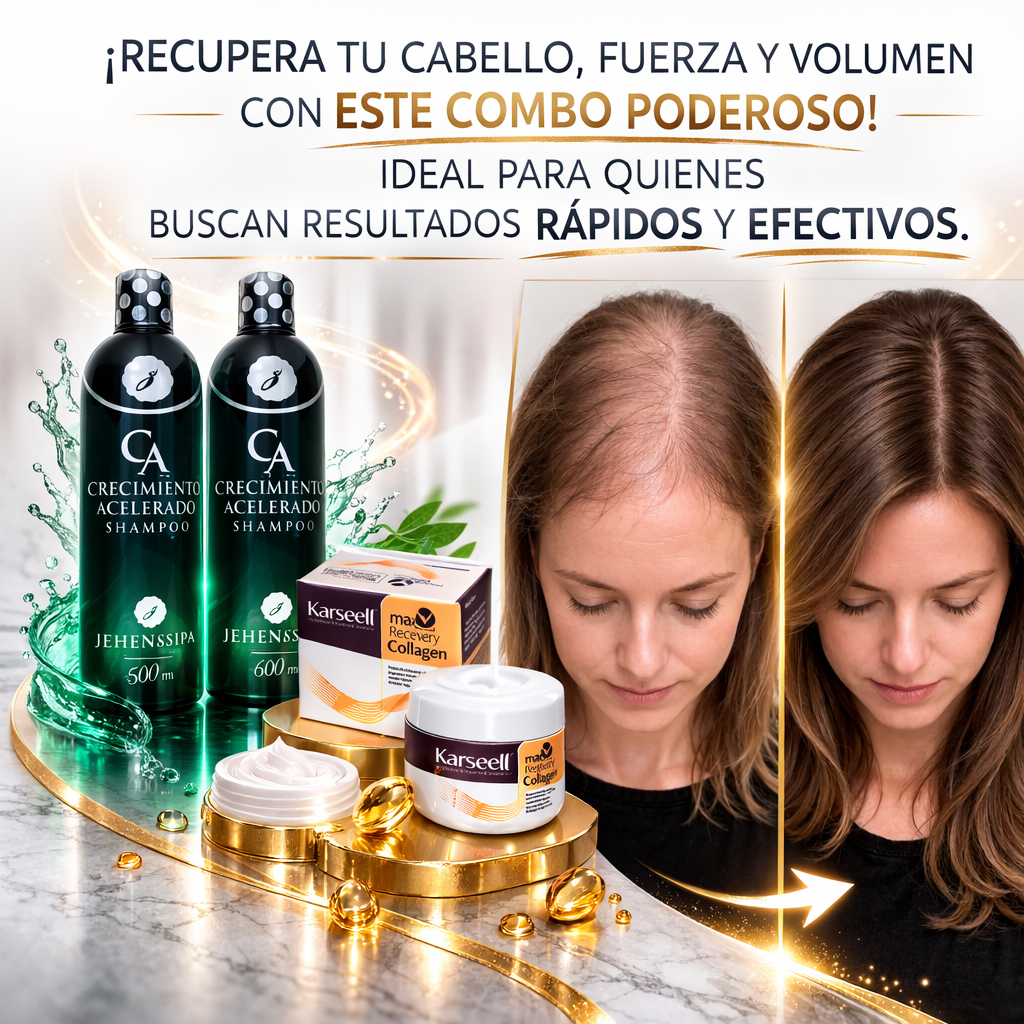 🔥 HIDROKERATINA 😍 KARSEELL ⭐⭐⭐⭐⭐ MENOS CAÍDA, MÁS CRECIMIENTO Y MÁS VOLUMEN DESDE LA PRIMERA SEMANA 🔥